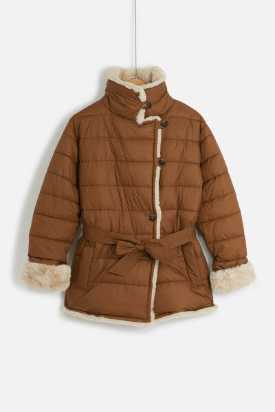 Piumino Rosalie grigio talpa donna