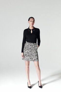 janya2 skirt black woman