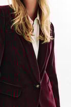 Aurora blazer plum woman