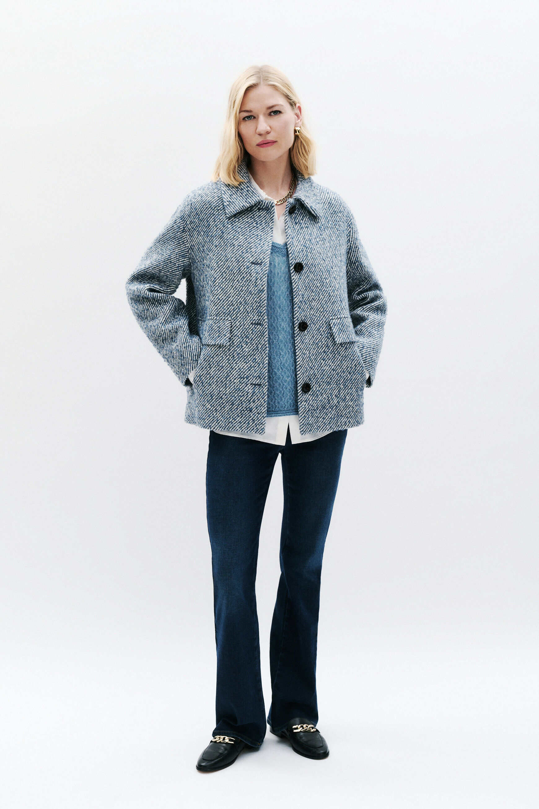 Manteau Galactica denim stone femme