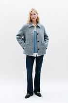 Galactica coat stone denim woman