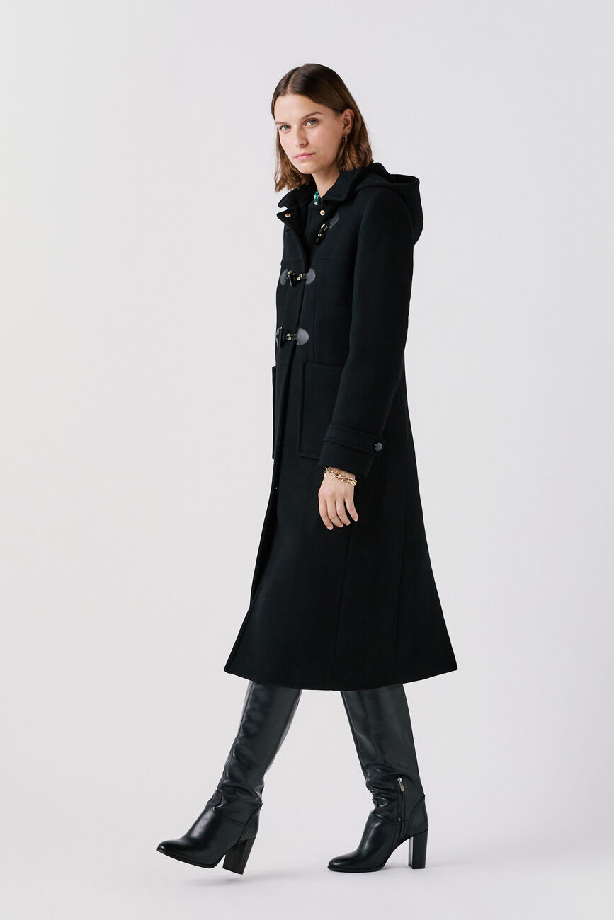 Ganville coat black woman