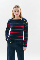 Mloic sweater navy blue woman