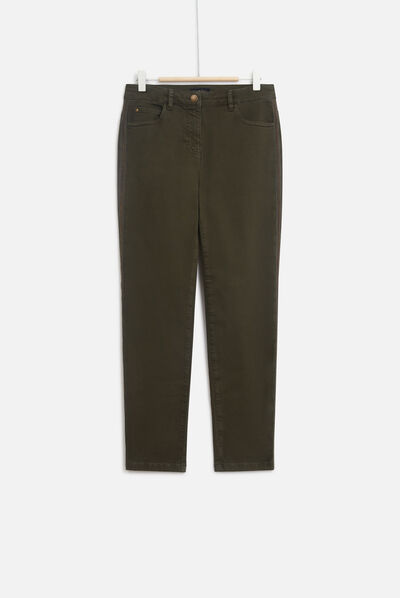 pantalon tosca vert kaki femme