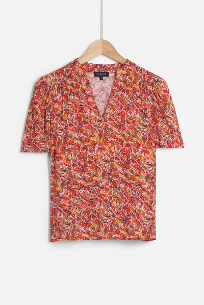 chemisier sun orange femme