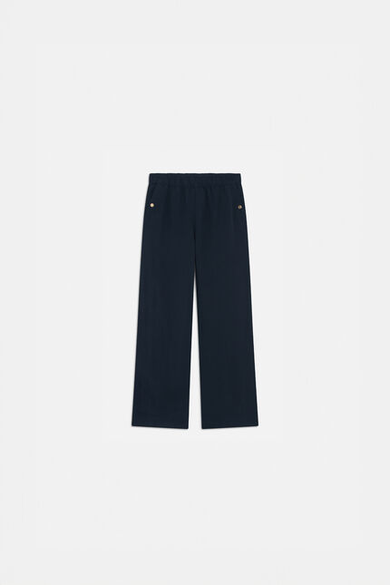 Pantalon portofinol bleu marine femme