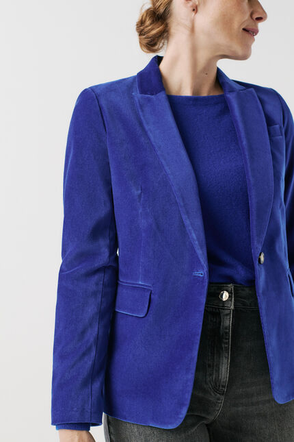 blazer aurora bleu femme