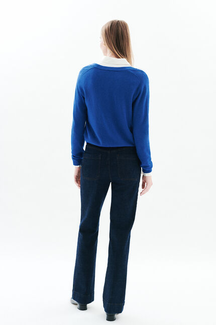 Gilet Mtheodore bleu electrique femme