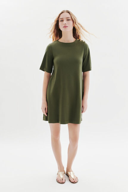 Abito Rmarie verde cachi donna