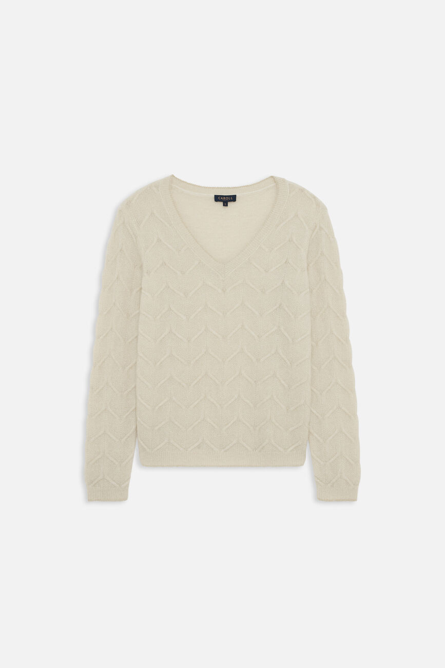 Pull mstanley ecru femme