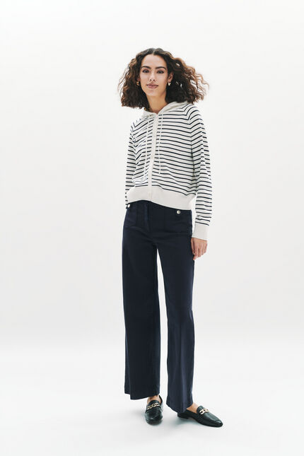 Gilet Montse bleu marine femme