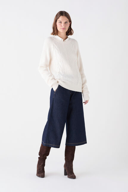 Sweater mronald ecru woman