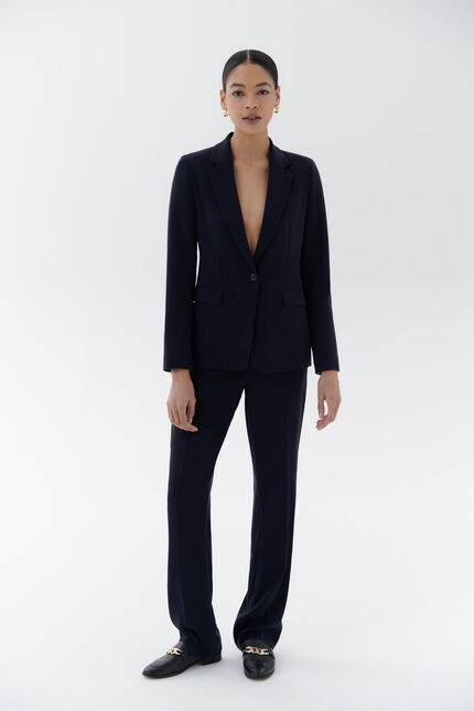 Broek Pclement marineblauw vrouw