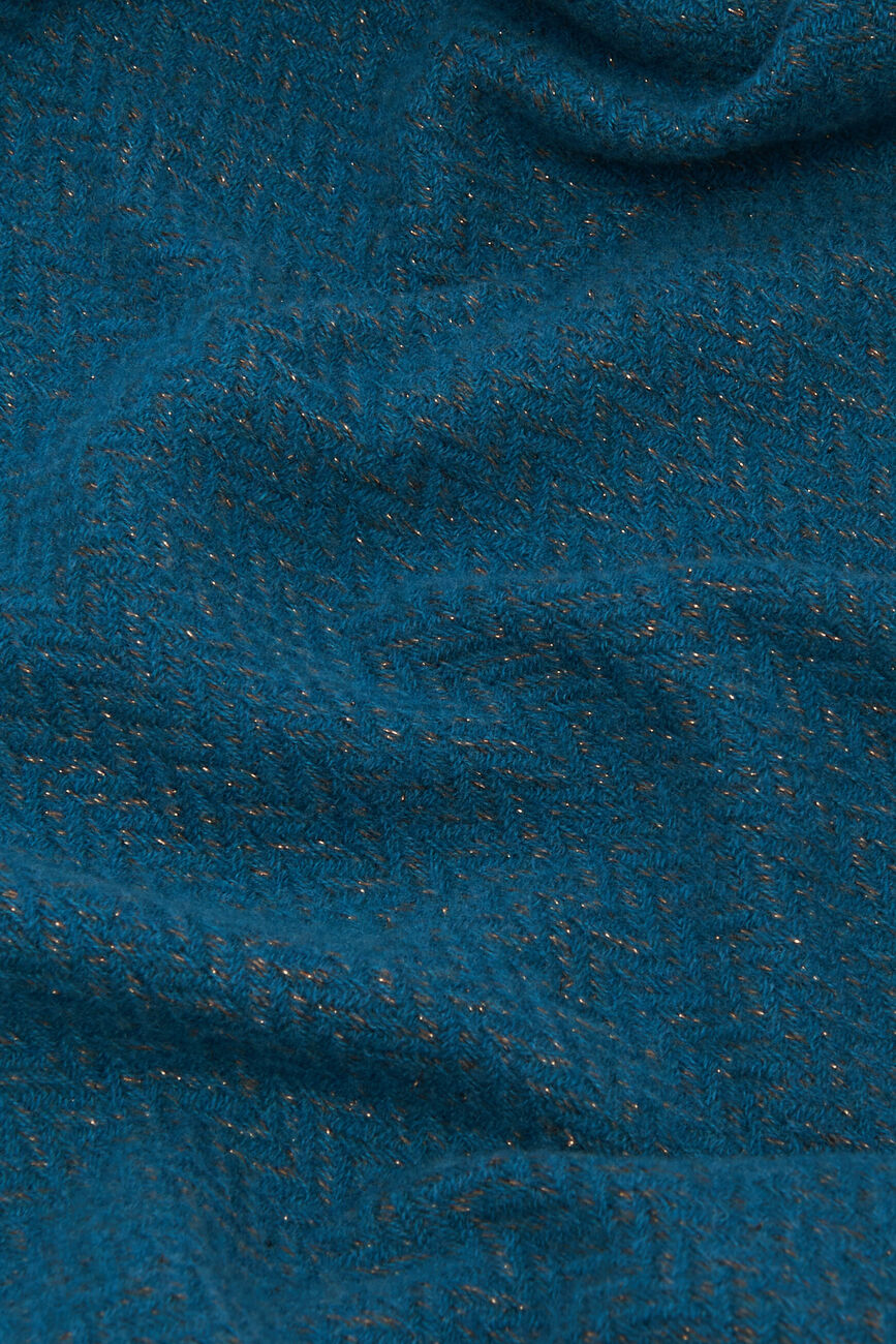 maelis scarf turquoise blue woman