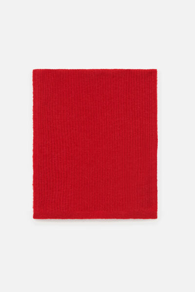 Echarpe moha rouge femme