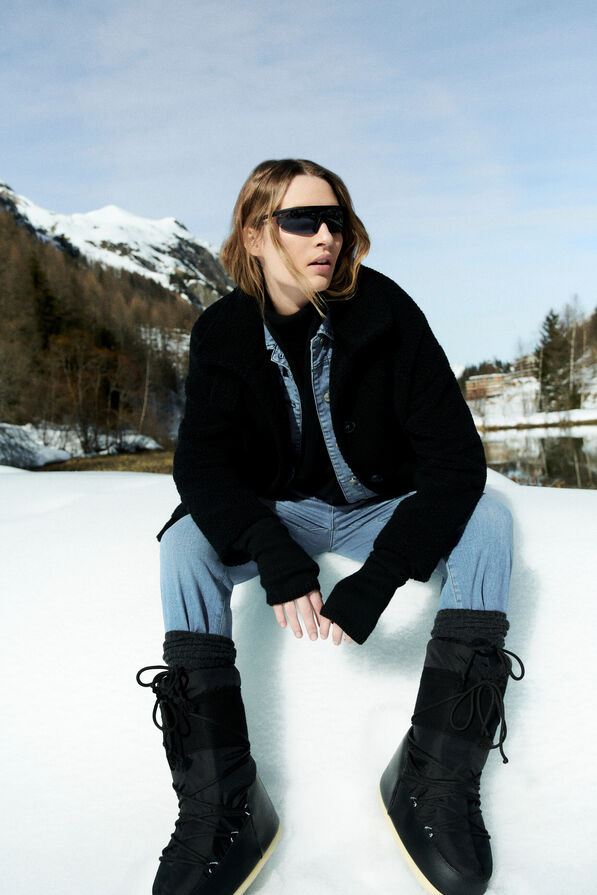 manteau gbomani noir femme Manteau Gbomani noir femme