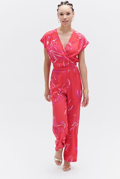 Mono Athenais rojo claro mujer