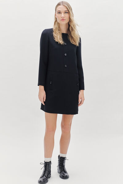 robe rita noir femme