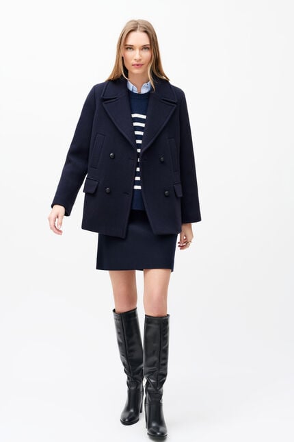Cappotto Gabane blu navy donna
