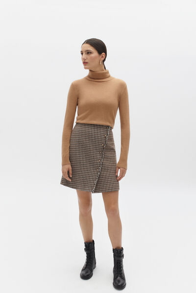 jupe marta taupe femme