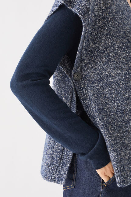 trui mstan denim baby blauw vrouw
