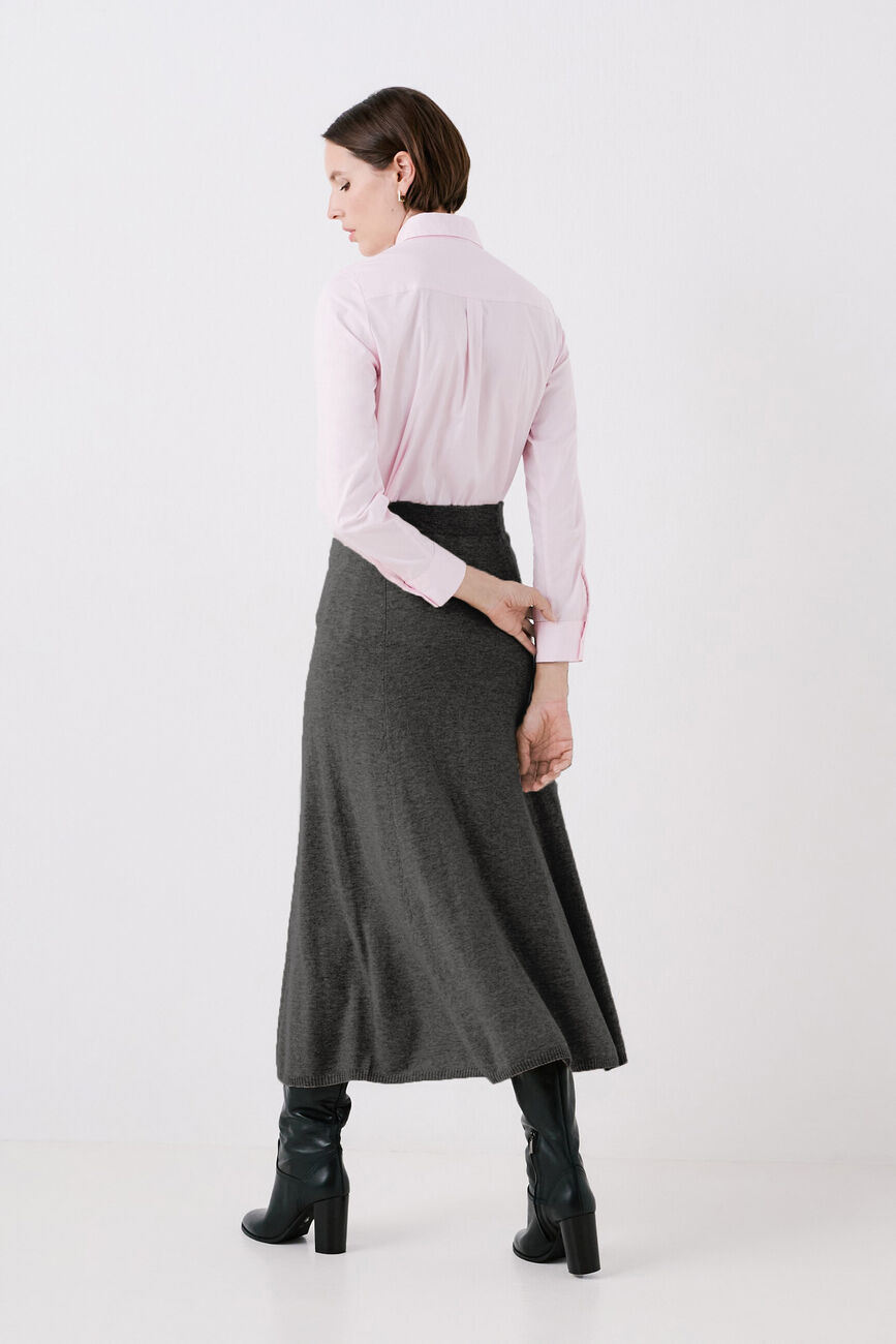 Jupe jdarwin gris foncé femme