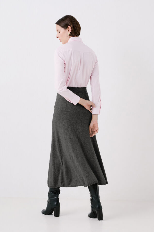 Jupe jdarwin gris foncé femme