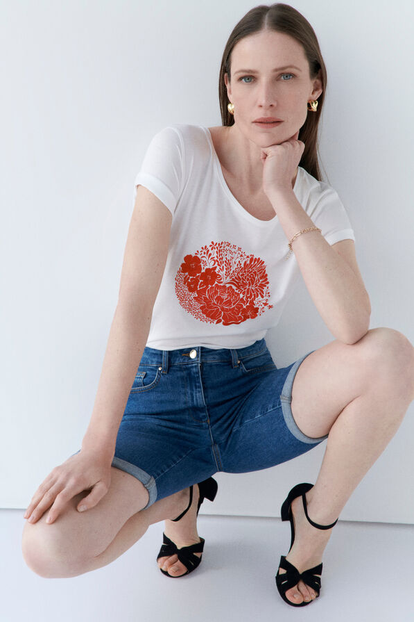 T-shirt tozan blanc femme