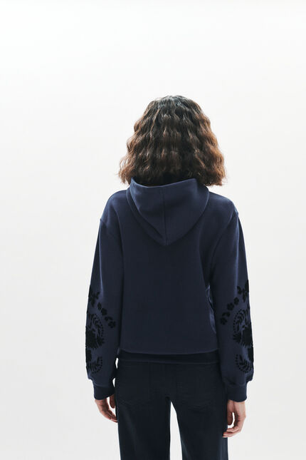 Sweatshirt Thoen bleu marine femme
