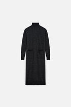 Rnora dress made in Italy dark grey woman