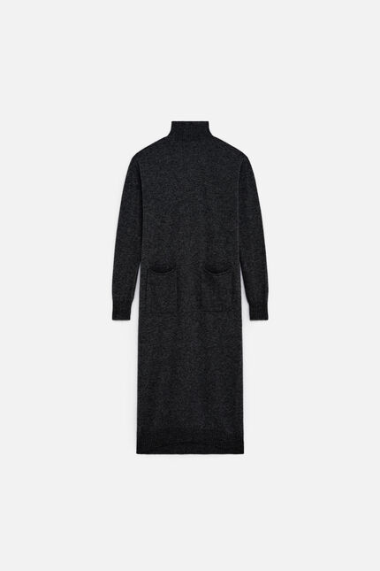 Jurk Rnora made in Italy donkergrijs vrouw