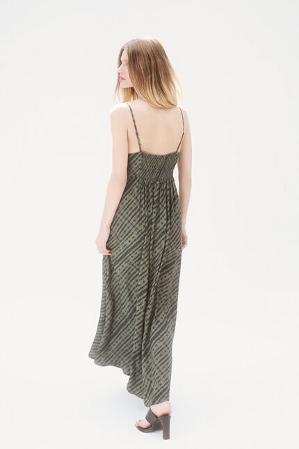 Abito Romary verde cachi donna