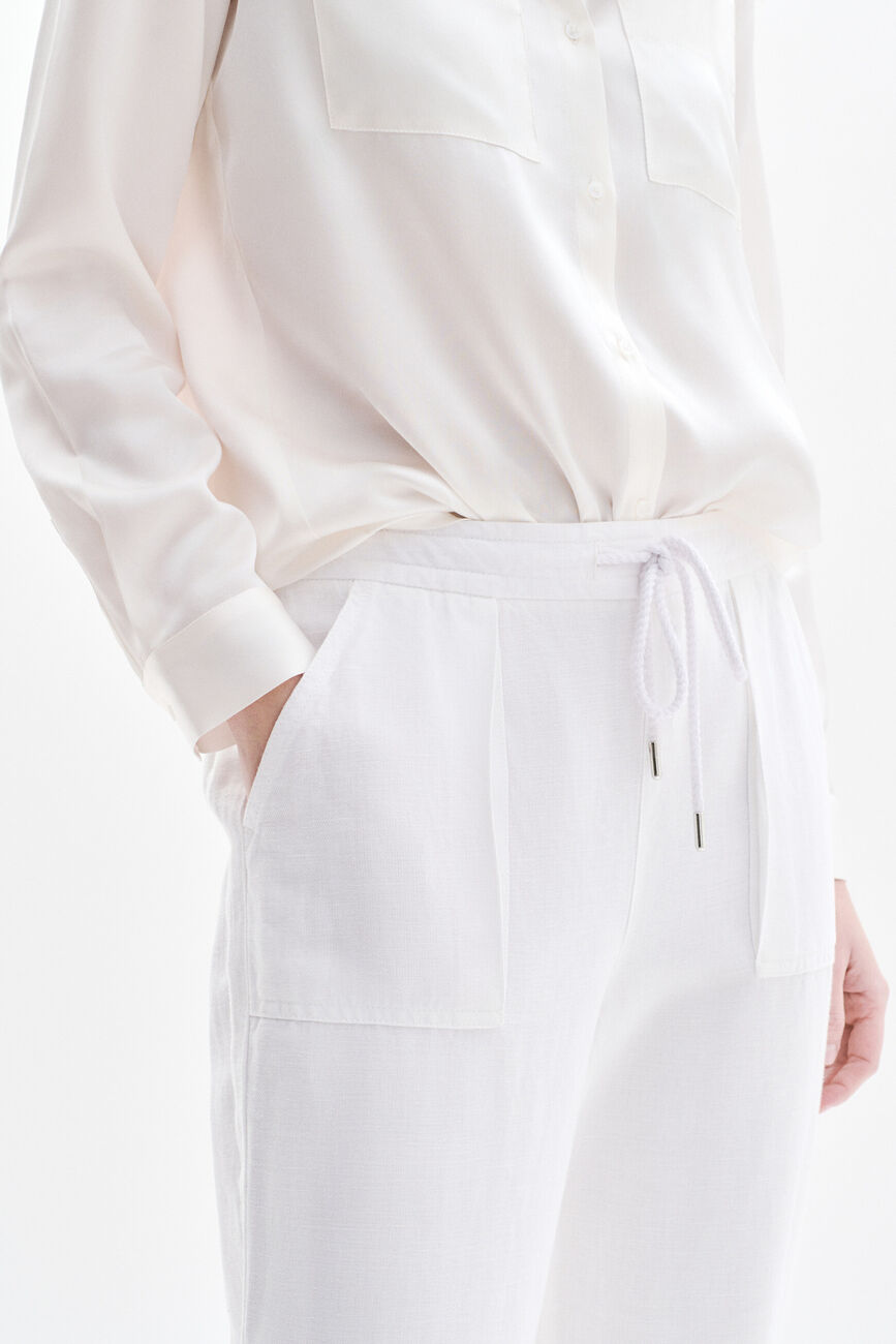 pantalon ignace blanc femme