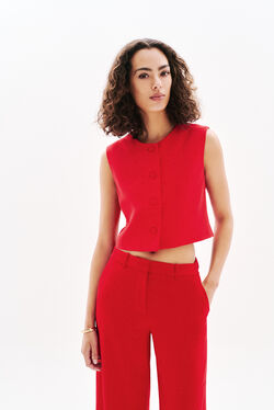 Blouse Cnoemie rouge femme
