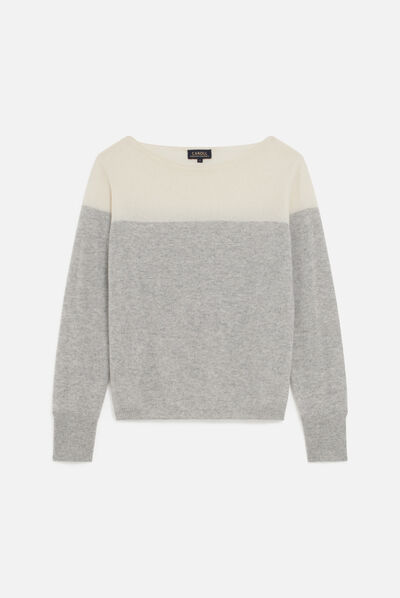 Pull zoe gris clair femme