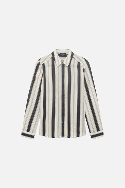 Brendastripes Hemd schwarz damen