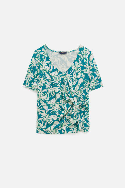 T-shirt tglycine vert emeraude femme