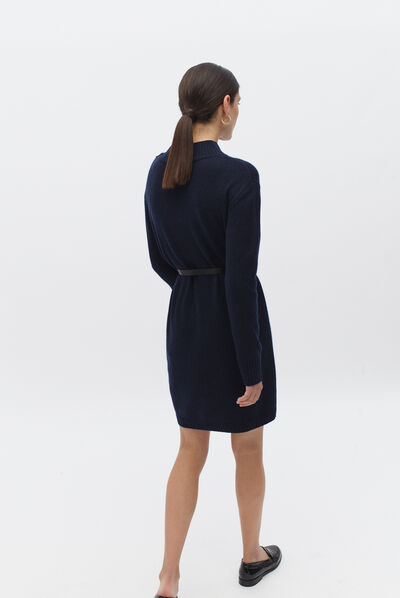 robe solveig bleu marine femme