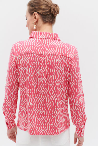 chemise matilda rose fushia femme
