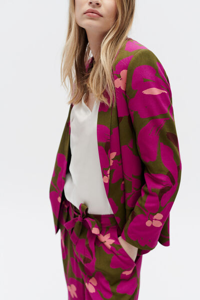 Blazer vthais verde oliva donna