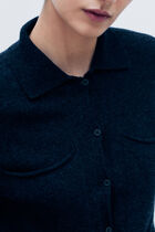 Mpatty sweater made in Italy dark grey woman