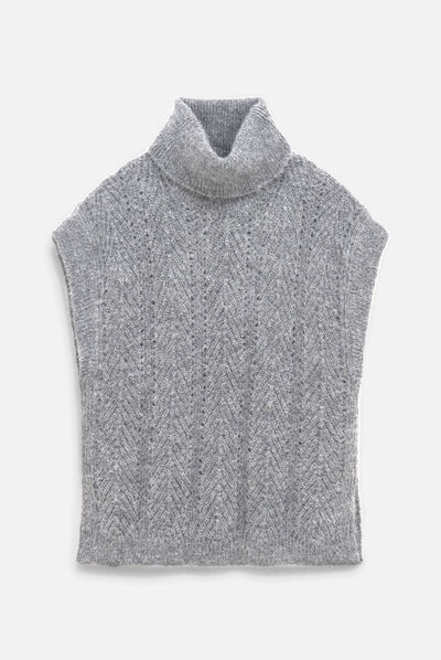 Pull mfiona gris fonce femme