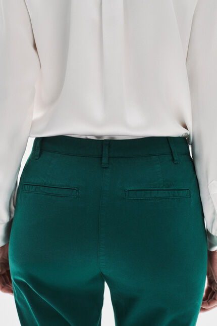 pantalon adelmo vert foncé femme