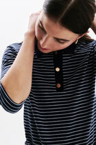 Tdona t-shirt navy blue woman