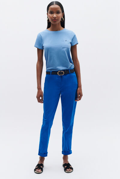 Pantalón Adelmo azul eléctrico mujer
