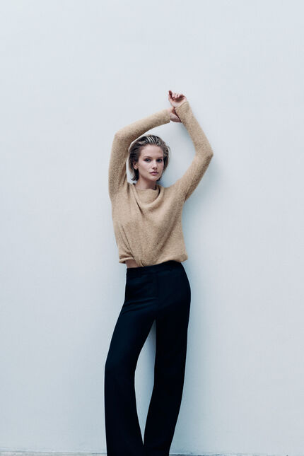 Pull Beverly made in Italy sable femme