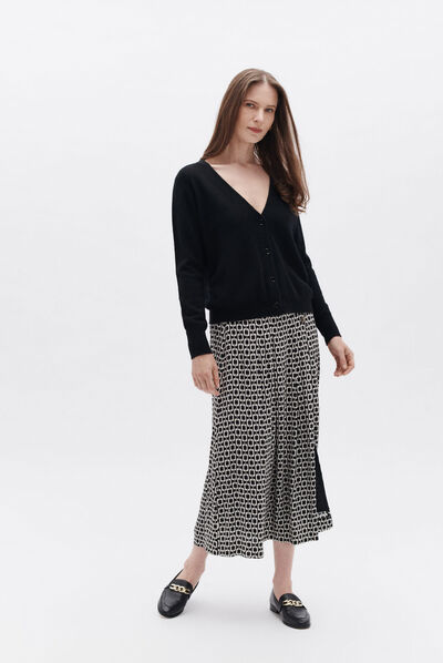 Gilet megane noir femme
