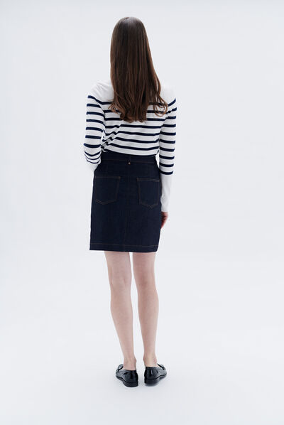 Jupe jlucia denim double stone femme