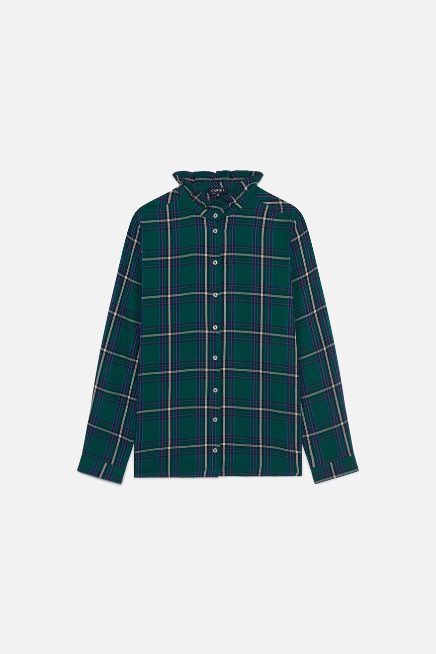 Camicia Celica vert canard donna