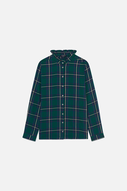Camicia Celica vert canard donna